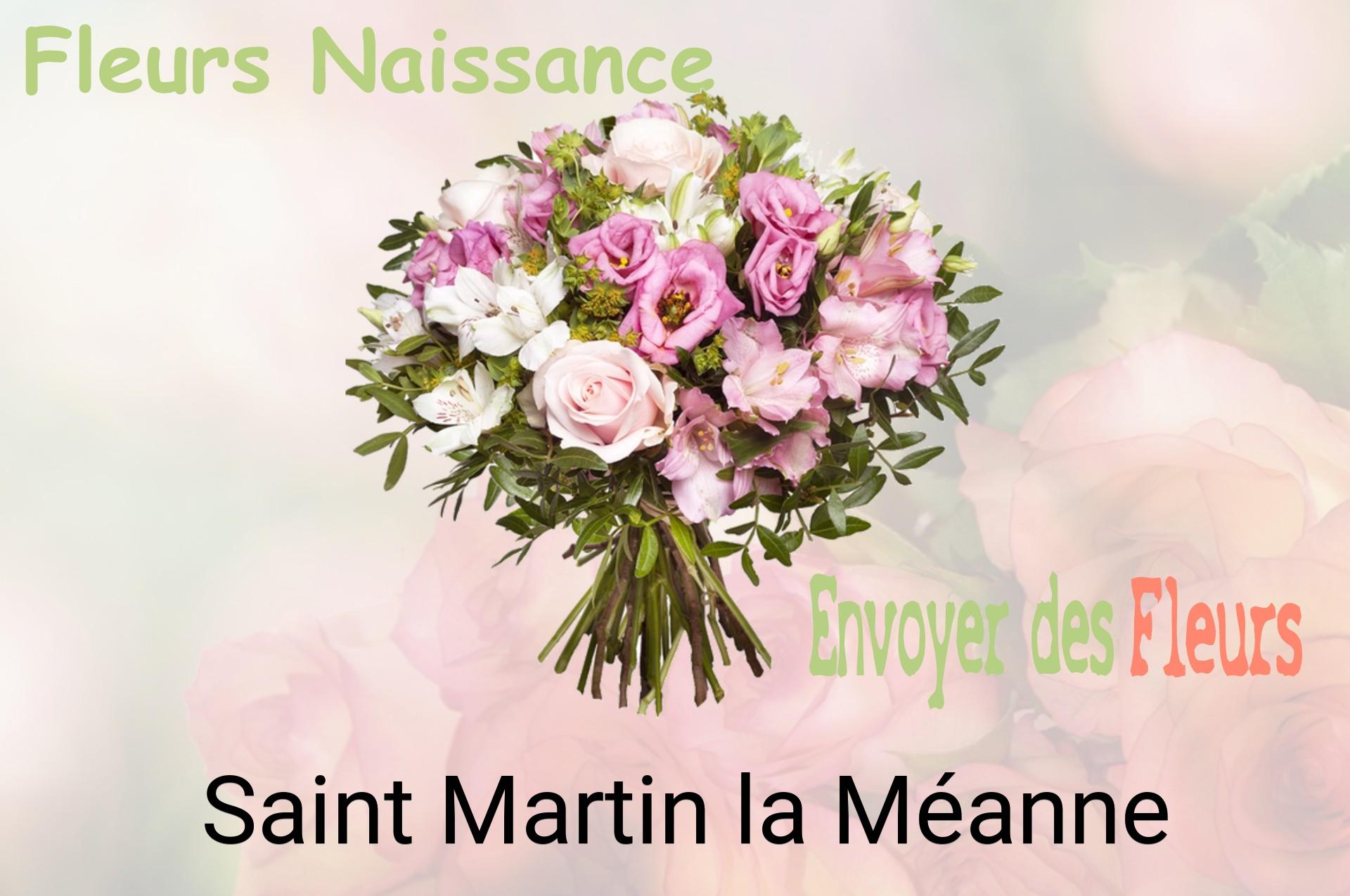 Bouquet de fleurs de naissance livré à Saint-Martin-la-Méanne